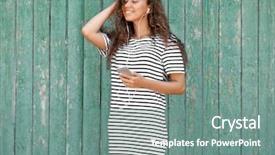  Presentation with love music - Slide deck with teen love - african american girl listening music background and a  colored foreground