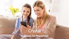  Presentation with parenting - Audience pleasing PPT layouts consisting of teen parenting - people family and technology concept backdrop and a coral colored foreground