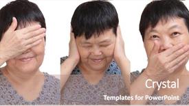  Presentation with hear - Slides with teen rules - hear no evil see no background and a coral colored foreground