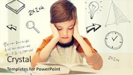  Presentation with doodles - Audience pleasing presentation consisting of teen sad - education childhood people homework backdrop and a lemonade colored foreground