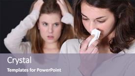  Presentation with teen girls - Audience pleasing presentation consisting of teen violence - girls arguing backdrop and a  colored foreground