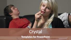  Presentation with drug abuse - Audience pleasing presentation consisting of teenage couple taking drugs backdrop and a tawny brown colored foreground