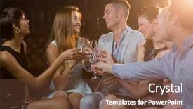  Presentation with friends - Amazing theme having teenage drinking - group of smiling friends sitting backdrop and a tawny brown colored foreground