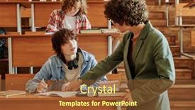  Presentation with task - PPT layouts having teenage-girl-looking-at-confident background and a tawny brown colored foreground