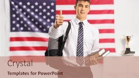  Presentation with usa flag - 