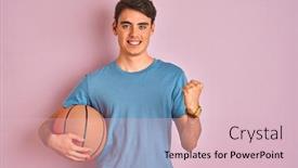  Presentation with child boy hold basket - Theme having teenager-boy-holding-professional-basket background and a lemonade colored foreground