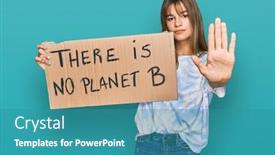  Presentation with defense - Slide deck having teenager-caucasian-girl-holding background and a teal colored foreground