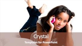  Presentation with girl pink baby shower - Colorful slide set enhanced with teenager cellphone - concerned teenage girl backdrop and a tawny brown colored foreground