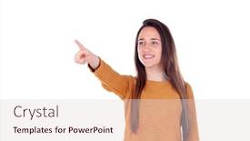  Presentation with old - Presentation theme enhanced with teenager-girl-of-sixteen-years background and a lemonade colored foreground