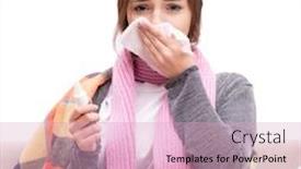  Presentation with coach - Presentation design with teenager-suffering-from-cold-sitting background and a lemonade colored foreground