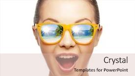  Presentation with teenage girl - Beautiful theme featuring teenagers caribbean - picture of happy screaming teenage backdrop and a lemonade colored foreground