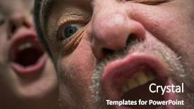  Presentation with crime - Presentation consisting of teenagers crime - scream man and girl teenager background and a tawny brown colored foreground