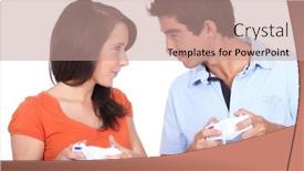  Presentation with computer games - Slide deck consisting of teenagers-playing-computer-games background and a coral colored foreground