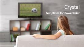  Presentation with teenager development - Cool new PPT layouts with teenagers television - pretty teenager watching tv backdrop and a  colored foreground