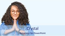  Presentation with curly hair - Amazing slide set having teenagers worship - young beautiful woman with curly backdrop and a sky blue colored foreground