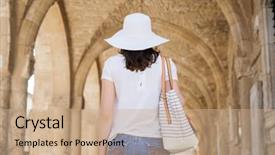  Presentation with girl teens - Audience pleasing slide deck consisting of teens church - teenage girl with a map backdrop and a  colored foreground