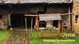  Presentation with traditional - Cool new presentation with teeter - traditional romanian wooden cradle backdrop and a  colored foreground