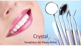  Presentation with tools - PPT theme having teeth-care-concept-healthy-teeth background and a lemonade colored foreground