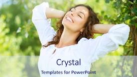  Presentation with beautiful-nature - Theme enhanced with skin care free - beautiful young woman outdoor enjoy background and a sky blue colored foreground