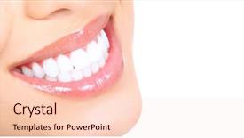  Presentation with teeth - Presentation with teeth isolated over white background background and a  colored foreground