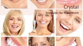  Presentation with teeth whitening - Amazing PPT layouts having teeth whitening tooth brushing dental care backdrop and a lemonade colored foreground