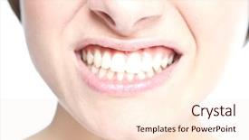  Presentation with teeth - Slides featuring teeth background and a lemonade colored foreground