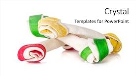  Presentation with cute christmas pug puppy dog - PPT layouts with teeths - three teethers for dog puppies background and a  colored foreground