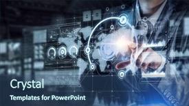  Presentation with tehnology - Slides enhanced with tehnology - virtual tehnologies in use mixed background and a ocean colored foreground