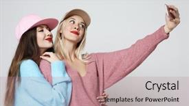  Presentation with tehnology - PPT layouts having tehnology emotion and people concept background and a coral colored foreground