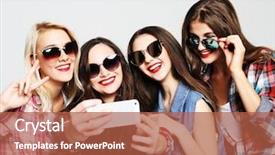  Presentation with tehnology - Cool new PPT theme with tehnology emotion and people concept backdrop and a red colored foreground