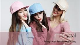  Presentation with tehnology - Audience pleasing presentation design consisting of tehnology emotion and people concept backdrop and a coral colored foreground