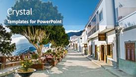  Presentation with spain - Slide deck having tejeda-gran-canaria-spain background and a teal colored foreground