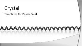  Presentation with telephone cabling patch panel - Presentation theme consisting of tele - black spiral telephone cable isolated background and a white colored foreground