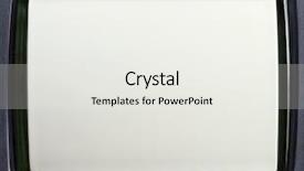  Presentation with television - Cool new presentation theme with tele - vintage cathod ray tube television backdrop and a white colored foreground