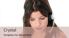  Presentation with teen girl - Beautiful presentation featuring photographed from a whale watching boat in hervey bay qld australia backdrop and a light gray colored foreground.