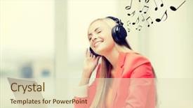  Presentation with free music - Slides having telecharger gratuitement - leisure music free time online background and a soft green colored foreground