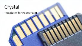  Presentation with stress and memory - PPT theme having rust metal texture background with gold pointers design template background and a dark gray colored foreground