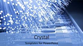  Presentation with telecommunication - Audience pleasing theme consisting of telecommunication - fiber optics background with lots backdrop and a light blue colored foreground