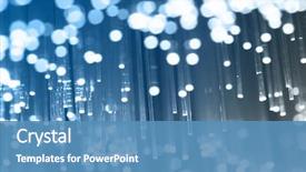  Presentation with high tech technology - Cool new PPT theme with telecommunication - high-tech technology background backdrop and a teal colored foreground