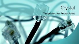  Presentation with infrastructure - Amazing presentation having telecomunications - infrastructure backdrop and a arctic colored foreground