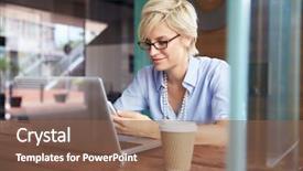  Presentation with college coffee shop - Amazing PPT layouts having telefon computer mail - businesswoman using phone working backdrop and a violet colored foreground