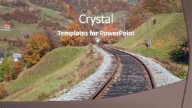  Presentation with railway - Presentation having group of students taking a selfie background and a dark gray colored foreground