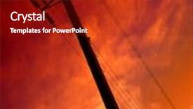  Presentation with pole - Slides enhanced with telegraph-pole background and a crimson colored foreground