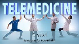  Presentation with telehealth - Theme with  background and a  colored foreground