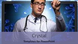  Presentation with telehealth - Colorful slides enhanced with telehealth-concept-with-doctor-doing backdrop and a coral colored foreground