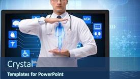  Presentation with telehealth - Slides featuring telehealth-concept-with-doctor-doing background and a ocean colored foreground