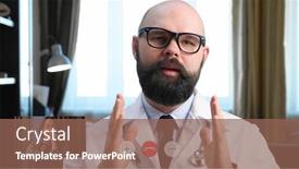  Presentation with mobile home - Colorful PPT theme enhanced with telemedicine-consultation-with-physician-through backdrop and a violet colored foreground