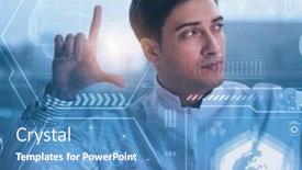  Presentation with mhealth - Theme enhanced with telemedicine-mhealth-concept-with-young background and a teal colored foreground