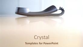  Presentation with telephone - Slide deck with telephone-off-the-hook background and a lemonade colored foreground