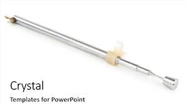  Presentation with antenna - Slides having telescopic antenna background and a white colored foreground